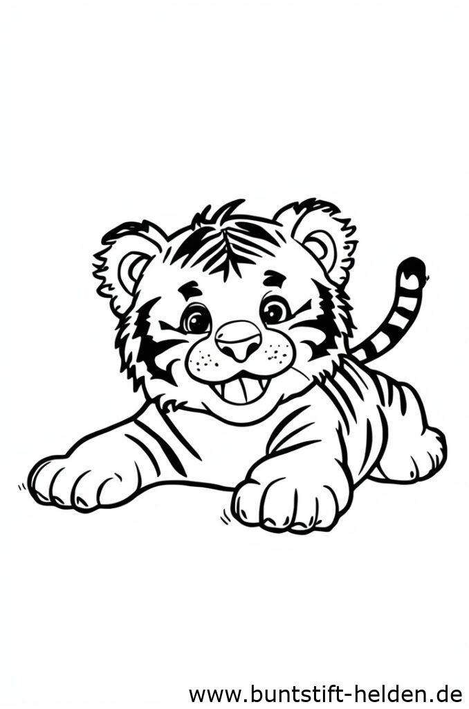 tigerbaby spielt 1