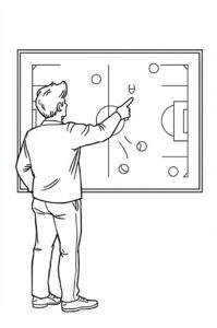 trainer zeigt taktik 1