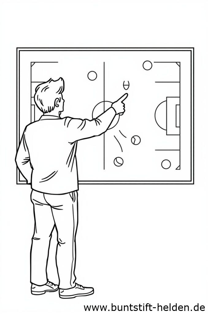 trainer zeigt taktik 1