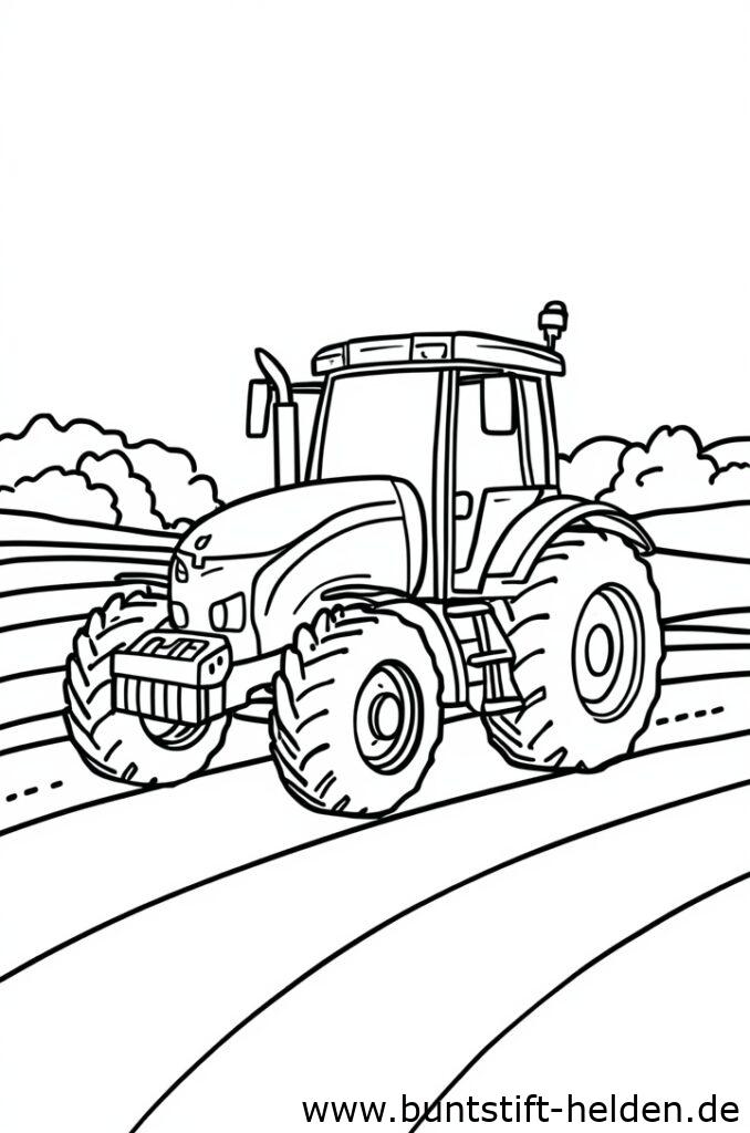 traktor auf feld 4