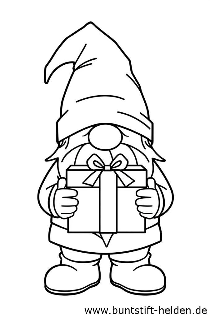 wichtel mit geschenk 2