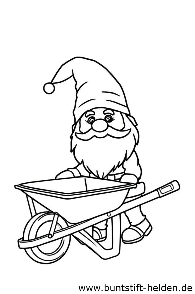 wichtel mit schubkarre 1