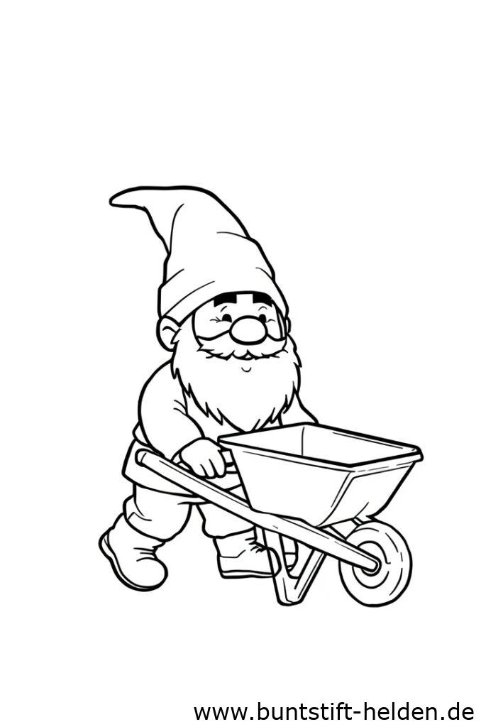 wichtel mit schubkarre 2