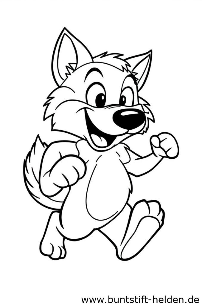 wolf laeuft 1