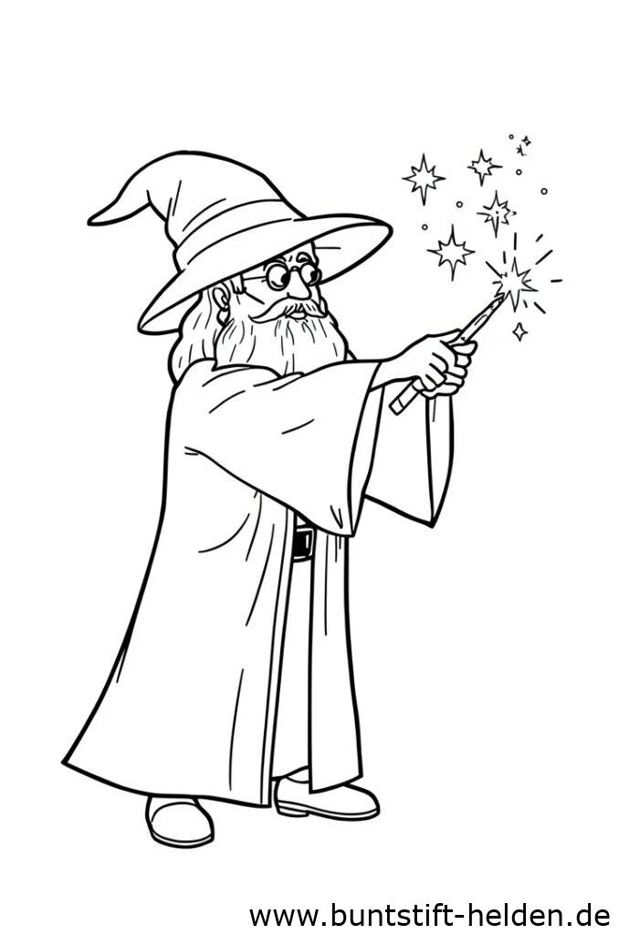 zauberer zaubert funken 1