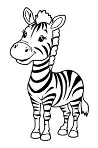 zebra mit streifen 2