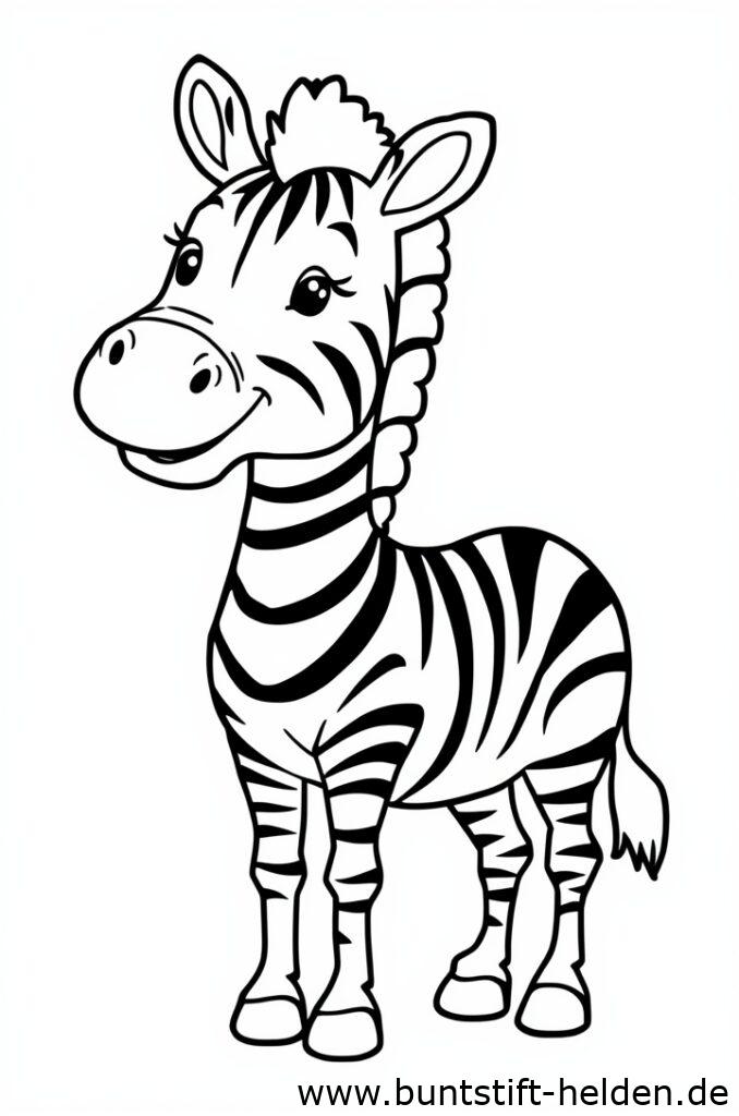 zebra mit streifen 2