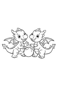 zwei drachen spielen da