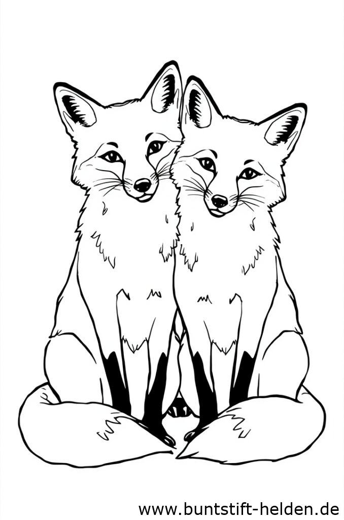 zwei fuechse 2